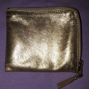 Comme Des Garcons Gold Wallet Used